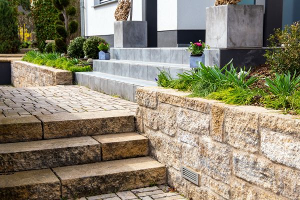 Stone Step Replacement in Woodinville