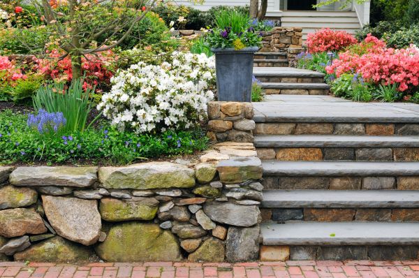 Stone Stairs Repair in Woodinville