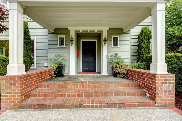 Front Porch Masonry Repair in Woodinville