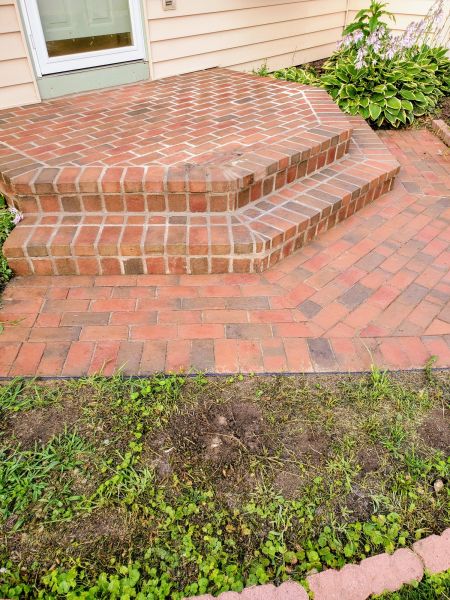 Brick Stoop Repair in Woodinville