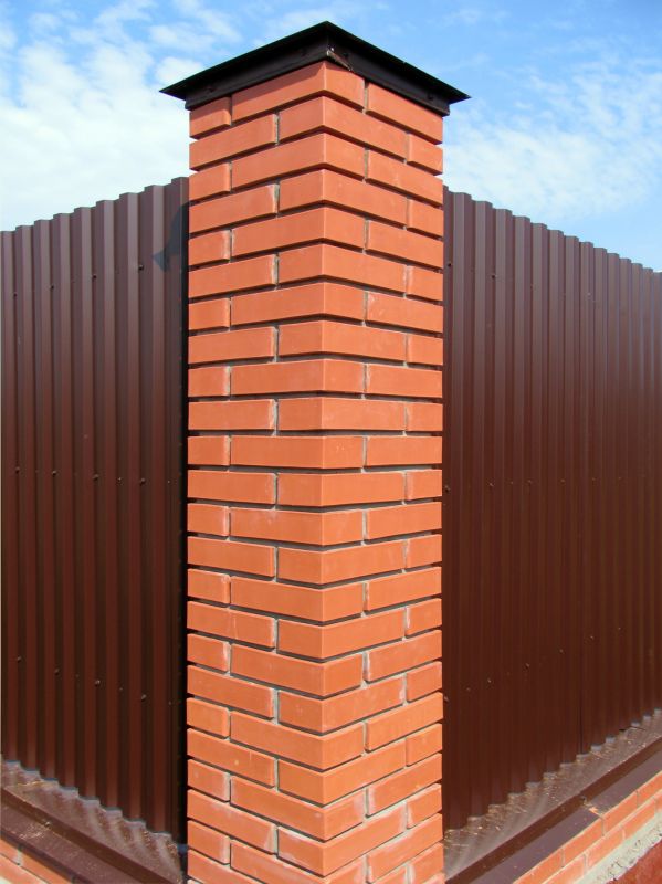 Brick Pillar Installation